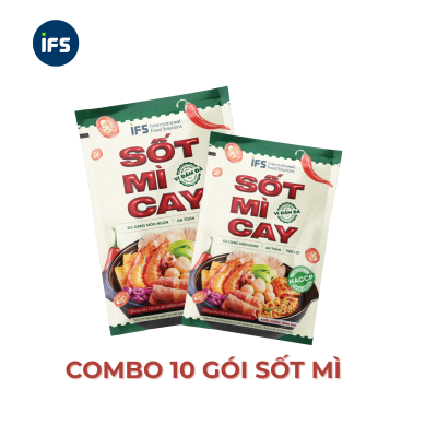 COMBO 10 GÓI SỐT MÌ CAY IFS <br> (50GR)